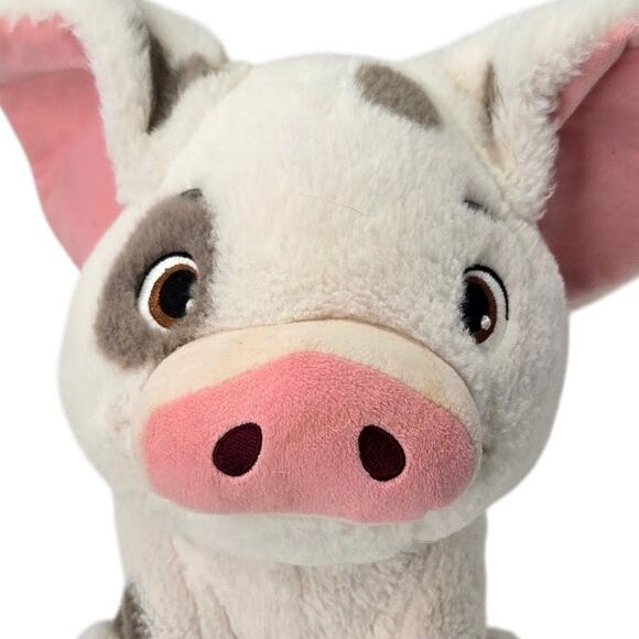 Disney Store Moana Pua Pig Plush Stuffed Animal Farm Cartoon Pot Belly 12" - Picture 2 of 8